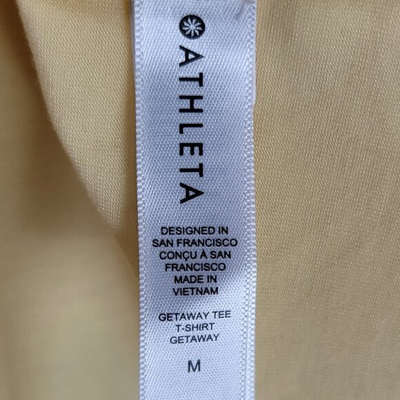 Athleta Getaway Ruched Cap Sleeve T-Shirt Oversized - Picture 8 of 9